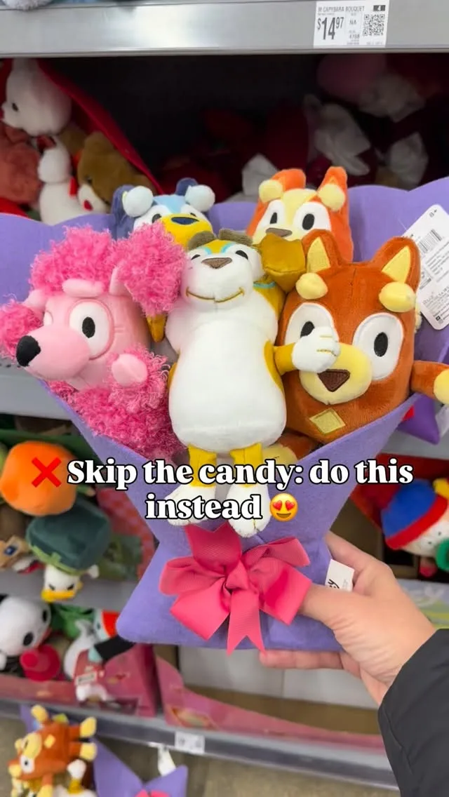 These plush bouquets are the cutest alternative to candy and such a hit with kids 😍 Saving this idea for every Valentine moving forward!
Comment SHOP for the links
#ValentineIdea #KidsValentines #GiftInspo #Valentinesday #bouquet