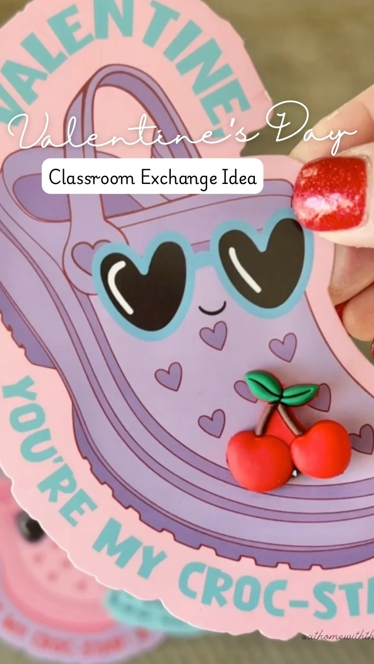 Classroom Valentine’s Day made EASY 💌
These Croc charm Valentine cards were a huge hit! Each set comes with 36 unique shoe charms + bright, fun Valentine cards, and they’re so simple to assemble. Perfect for school exchanges, class parties, or Valentine events.
Comment SHOP for the link
#ClassroomValentines
#ValentinesDay
#NonCandyValentines
#AmazonFinds
#SchoolValentines