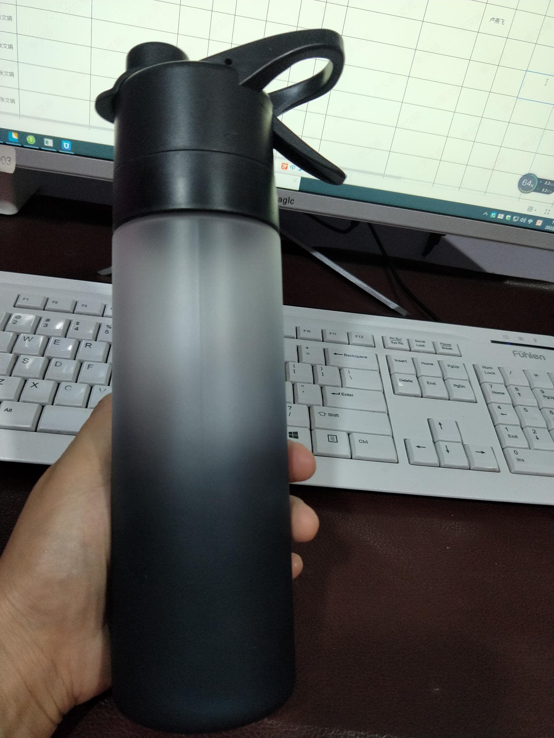 Misting Sport Water Bottle